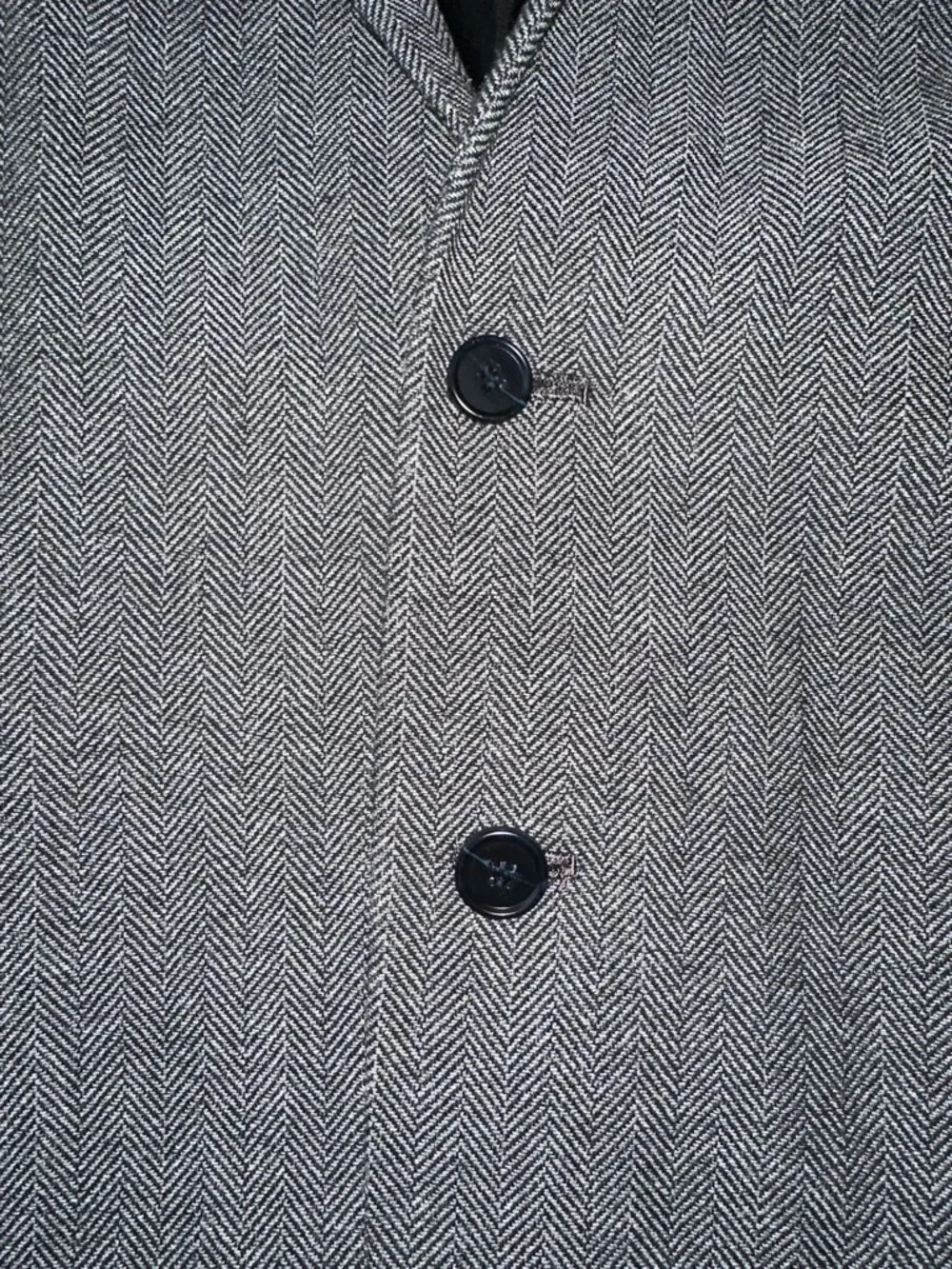 ASOS DESIGN 50R Gray Houndstooth Wool Blend Blazer Jacket Sport Coat